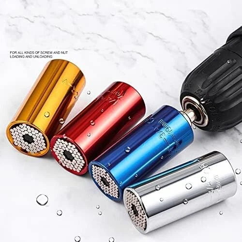 Universal Socket Wrench Set Tool (Silver) Brand New in Box !! - Image 3 of 4