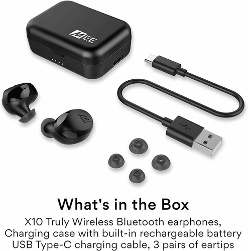MEE AUDIO X10 TRUE WIRELESS IN-EAR BLUETOOTH 5 HEADPHONES IPX5 BRAND NEW SEALED! - Picture 12 of 12