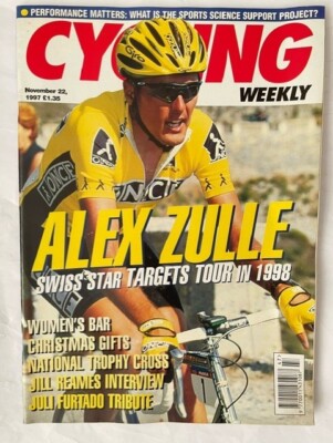CYCLING  WEEKLY - 22 NOV 1997 - ALEX ZULLE - JILL REAMES - JULI FURTADO