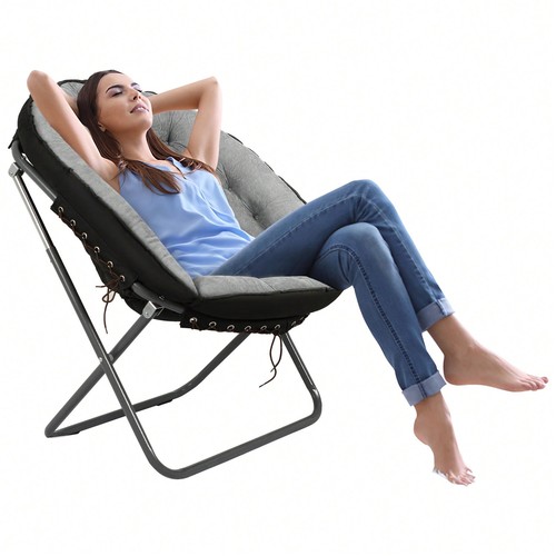 Saucer Chairs For Adults, Oversized 265 Lb Saucer Chair For Bedroom-Limited