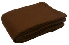 Fleece Throw Blanket Warm Soft Sofa Single Double Bed Car Travel 125cm x 150cm