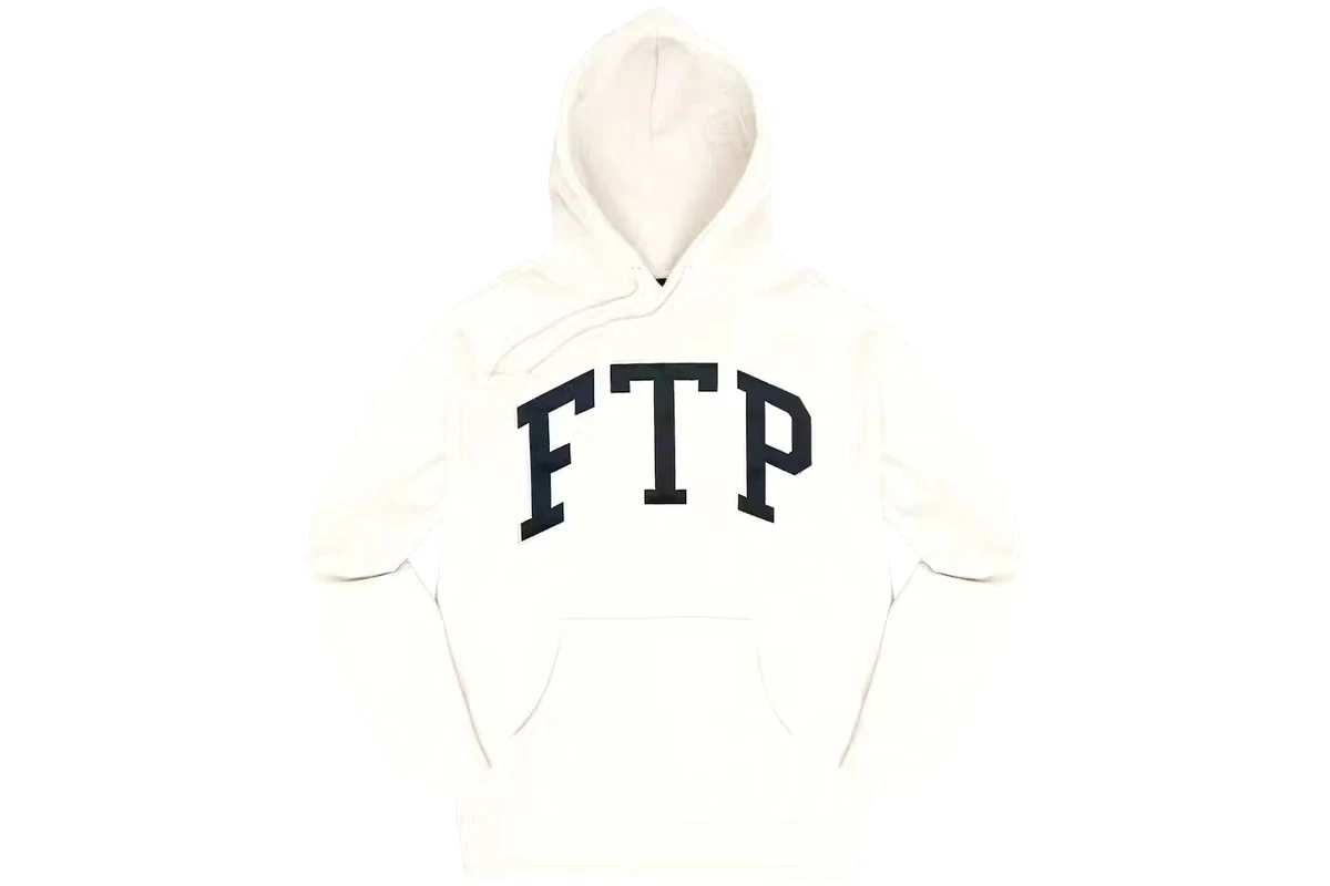 FTP Arch Logo Hoodie size L Bone