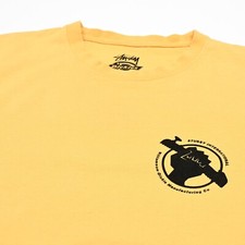 Stussy X Dickies Tool Tee Mens Shirt Small Yellow International Workgear Tee