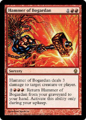 HAMMER OF BOGARDAN FOIL Fire and Lightning MTG Magic the Gathering Cards DJMagic - Picture 1 of 1
