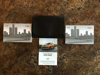 2019 Chevrolet Sonic Owners Manual w/ Case & Supplements - #C-D-E