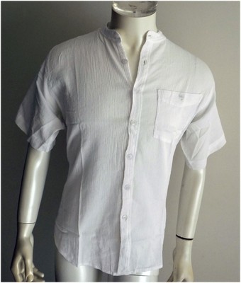 white cheese cloth shirts,size 