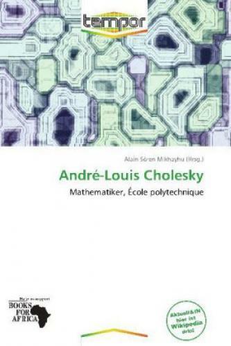 Thumbnail - André-louis Cholesky Mathematiker, École Polytechnique 1758