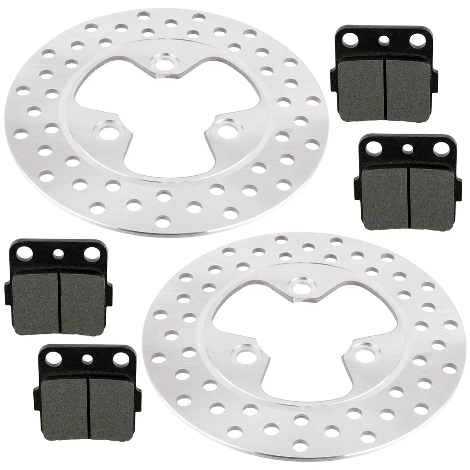 Disco de freio dianteiro esquerdo direito com almofada para Honda TRX250EX Sportrax 250 2x4 2001-2008 - Imagem 4 de 4