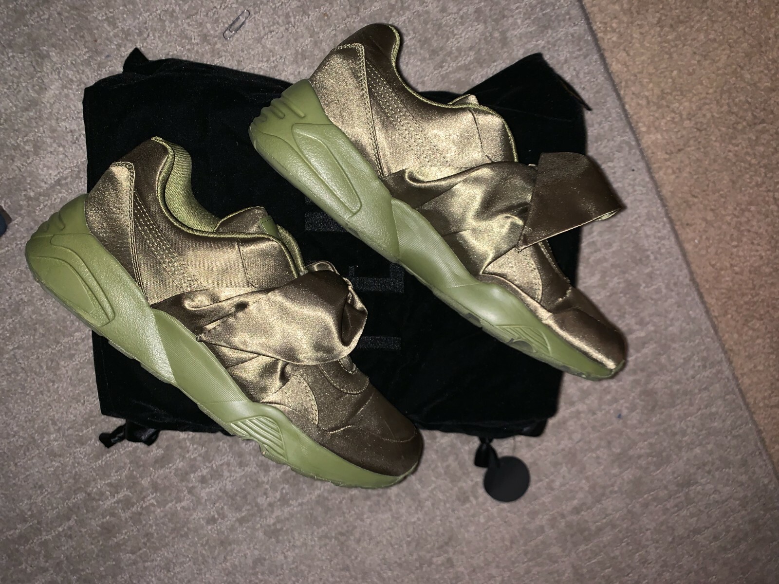 puma fenty olive green