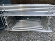 Gerüst 48qm Baugerüst Fassadengerüst 6x8m Alu 3m Boden