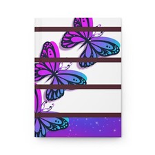 Butterfly Dreams Hardcover Journal, Floral Notebook, Gifts for Writers,