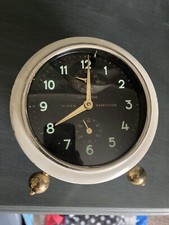 Art deco 1930s Junghans German Rare Alarm Clock Working Order 