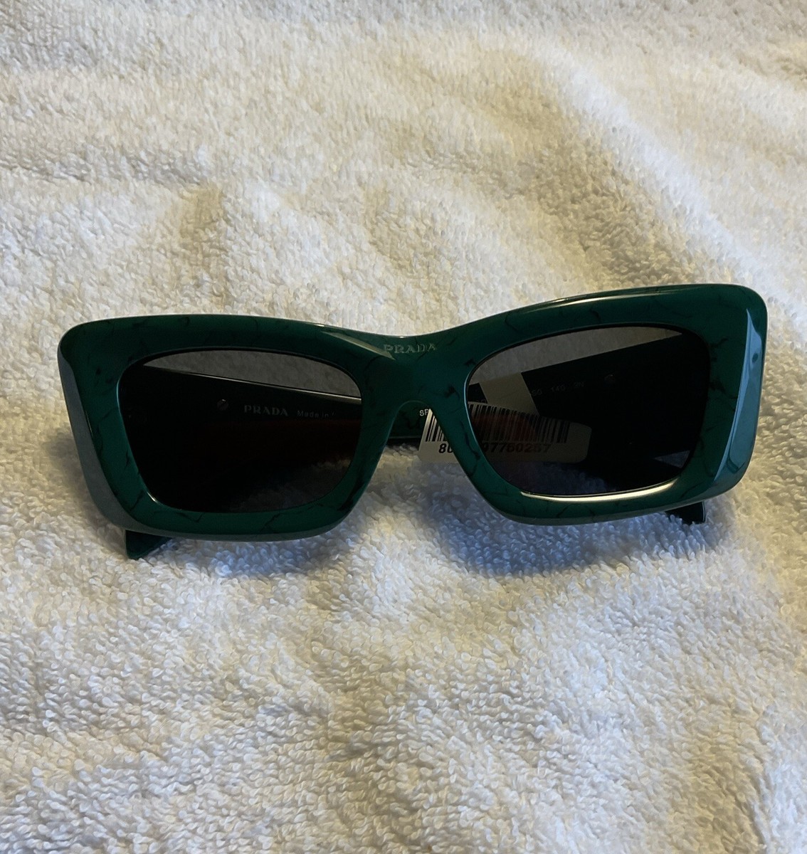 Prada Dark Green Sunglasses PR 13ZSF 16D5S0 52 PR 13ZSF Prada Dark Green Sunglasses PR 13ZSF 16D5S0 52 PR 13ZSF