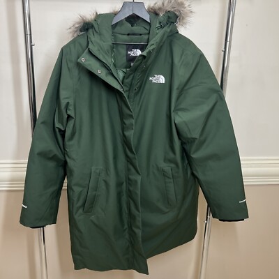 The North Face Arctic Women's Parka - Green NF0A84J3 - Size 1X Plus Size