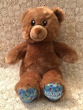 BUILD A BEAR BABW Brown Happy Birthday Treat Bear