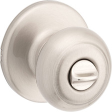Cove Interior Privacy Door Knob with Lock, Door Handle for Bathroom and Bedroom,