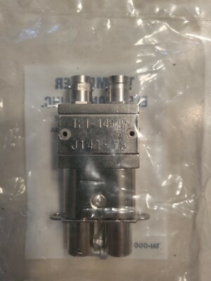 Trompeter Electronics RF connector PN J14T-75, New-in-pkg, NOS.