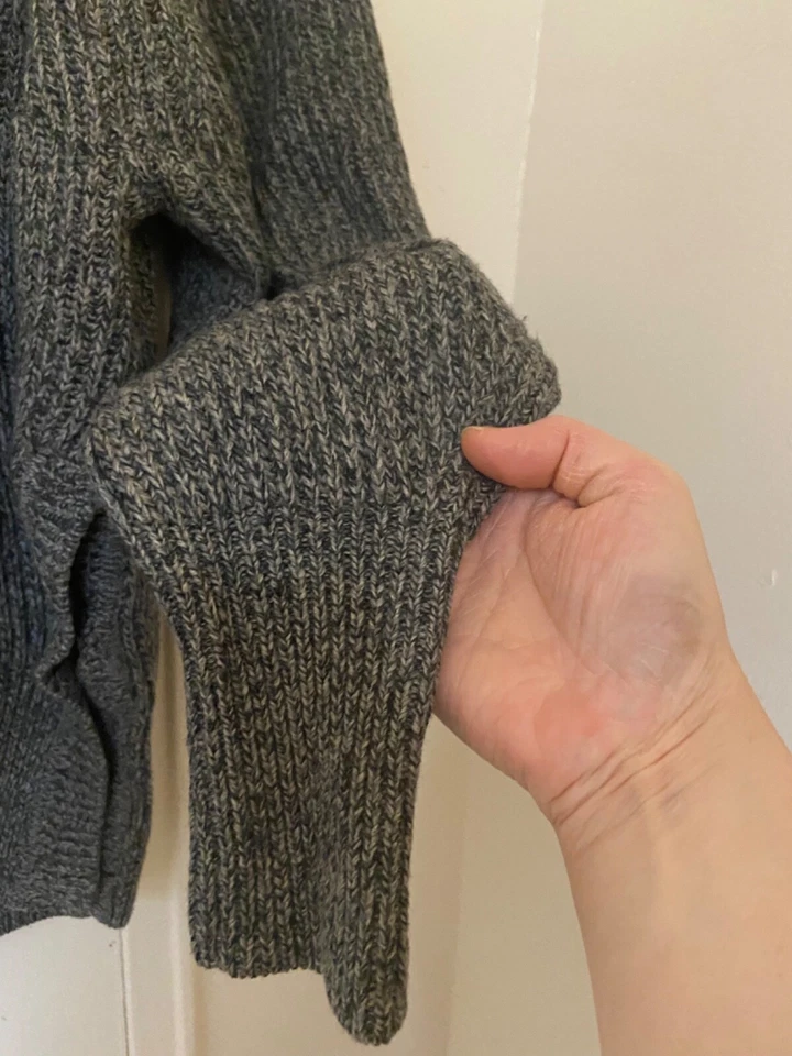 Isabel Marant Etoile Plain Women's Wool Knit Puff Sleeve Sweater Black Sz 40 US8 - Image 3 of 4