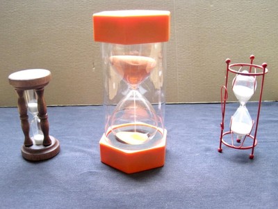 Eieruhr Sanduhr Stundenglas für 3 oder 10 Minuten Deko und praktisch.