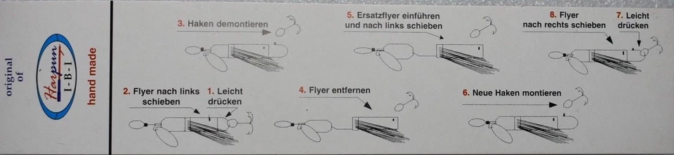 2 Spin Flyer,Streamer Spinner,Relax Gummifische, Spinnerbait, Zander,Hecht,Neu - Bild 3 von 3