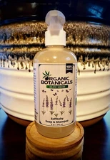 100% Organic Natural Baby Liquid Pump Soap Shampoo Lavender Love 8.5 Oz, 251 mL
