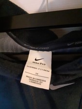 Nike Pro Women s 3x Therma-FIT ADV Swoosh Cropped Fleece Navy Blue Hoodie