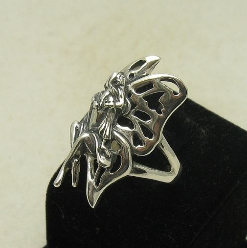 Stilvolle Echte Sterling Silber Ring Solide Punziert 925 - Foto 8