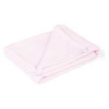 Italbaby Pink Autumn/Winter Fleece Cot Blanket