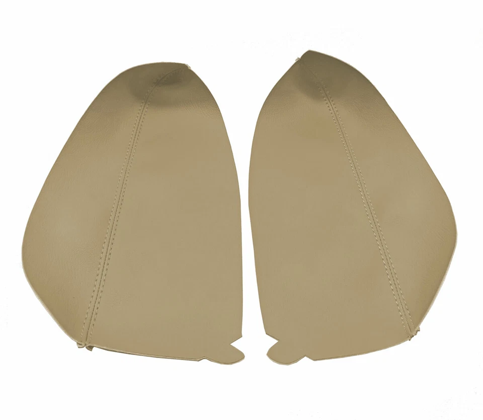 适用于 2004 - 2008 Acura TL 乙烯基皮革前门扶手保护套 皮肤 米色 — 第 4/4 张图片