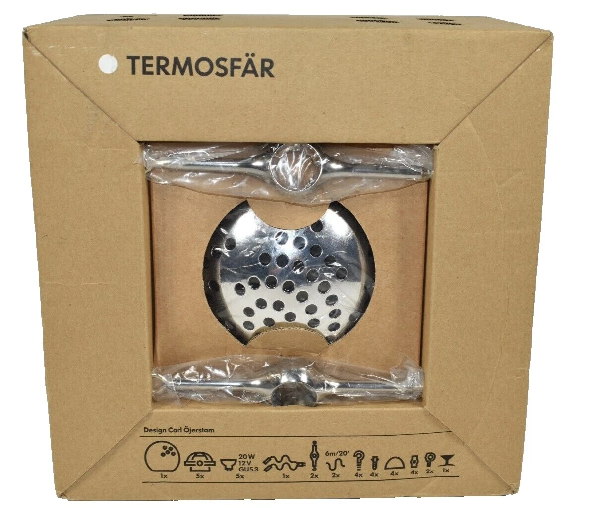 Candelabros moderno Acero Inoxidable IKEA y Lámparas de techo