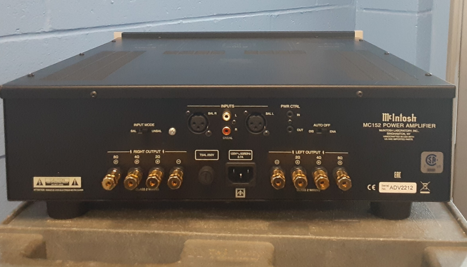 McIntosh Labs MC152 150W Stereo Power Amplifier eBay