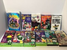 Veggie Tales VHS Tapes Lot of 11 Christmas Giant Pickle Neighbor Josh Lyle Larry