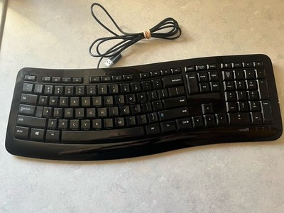 *****GENUINE MICROSOFT COMFORT CURVE 3000 WIRED ERGONOMIC KEYBOARD (1482)*****