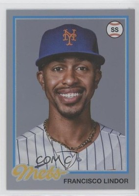 2022 Topps Archives 1978 Design Variation Silver 39/99 Francisco Lindor 1e15