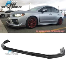 Fits 15-21 Subaru WRX/WRX STI CS Style Front Bumper Lip Gloss Black Splitter 3PC