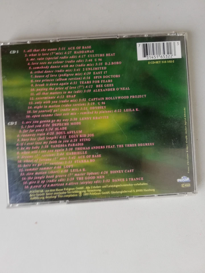 Sahnestücke ´93 - Die 32 besten internationalen Hits - 2 CD Box, gut - Bild 4 von 4