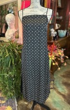 American Eagle Outfitters Black Floral Midi Sundress Cut Out Size M
