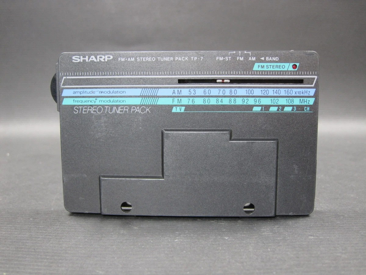 PACK SINTONIZADOR ESTÉREO SHARP FM-AM TP-7 Raro ((LEER))