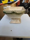 McCoy rectangle pedestal planter Grecian 442 24 K gold accents