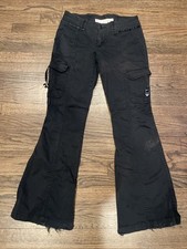 Vintage Z CAVARICCI Black Pants cargo pockets Size 5