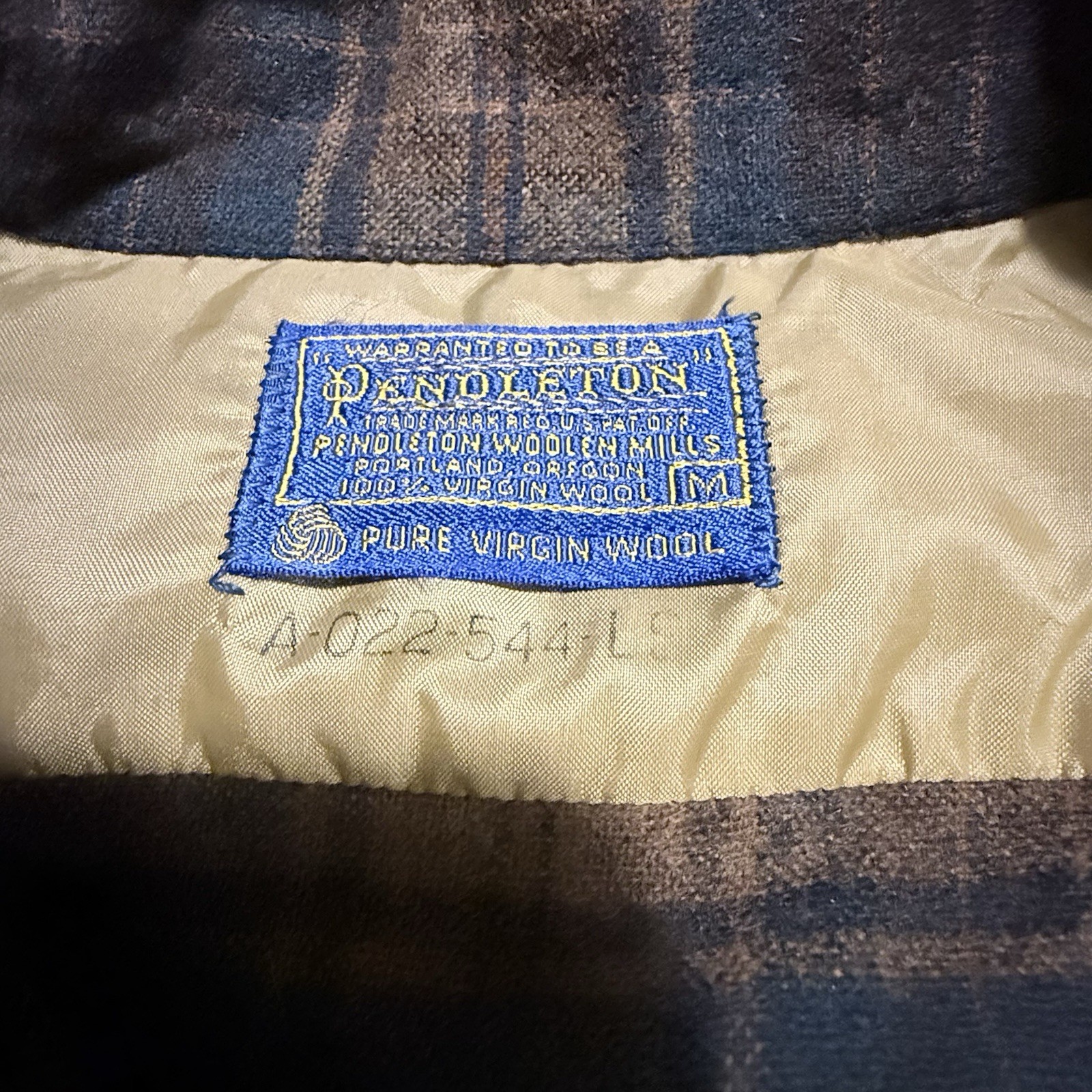 Vintage Pendleton Loop Collar Wool Board Shirt Pl… - image 5