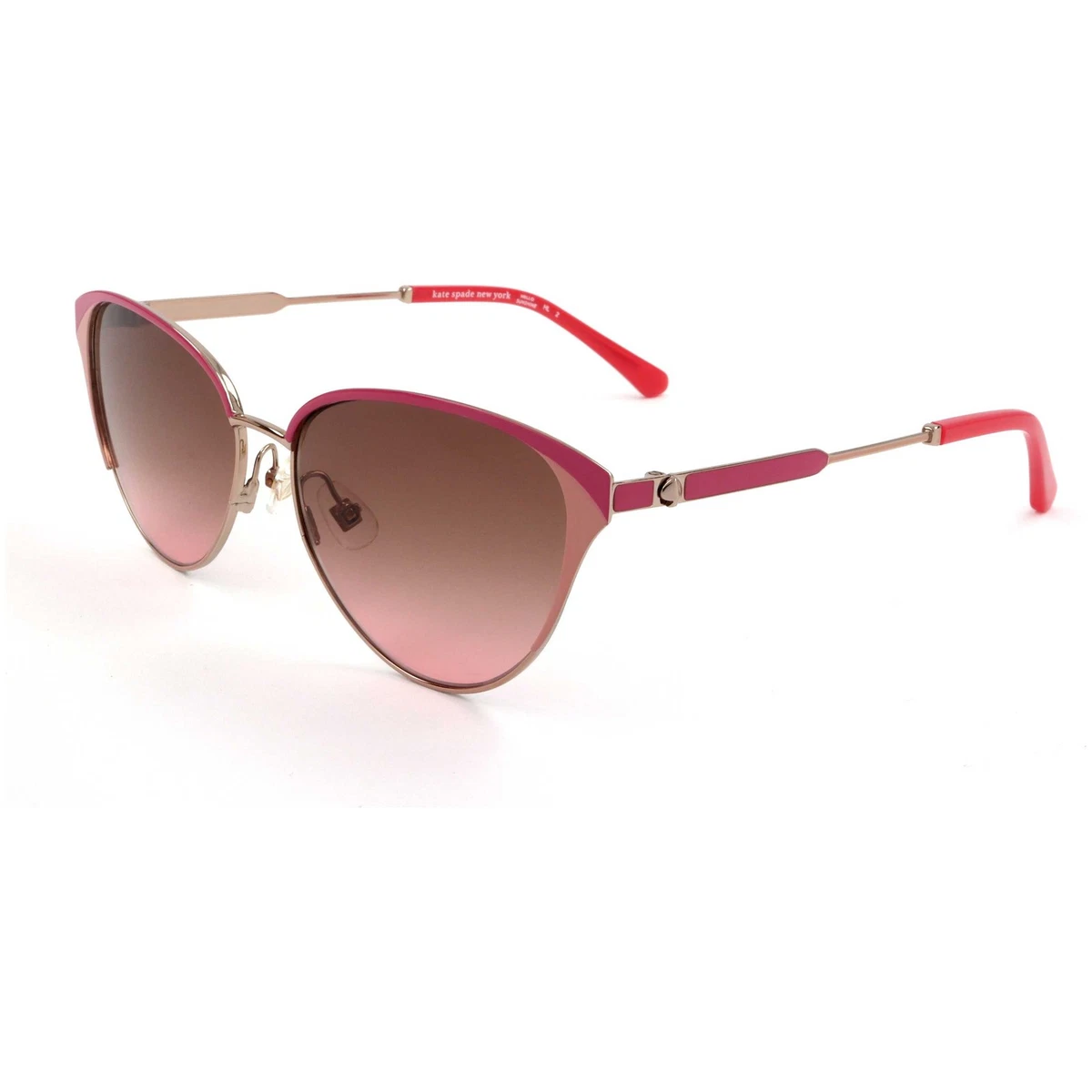 Kate Spade New York Luxury Pink Tone Sunglasses UV 56-20-135 NWT Kate Spade New York Hot Pink Sunglasses | eBay main image 3