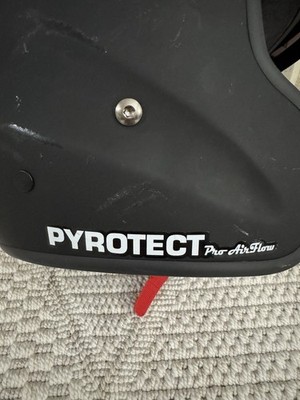 Pyrotect Pro Air Flow open-face auto racing helmet. 