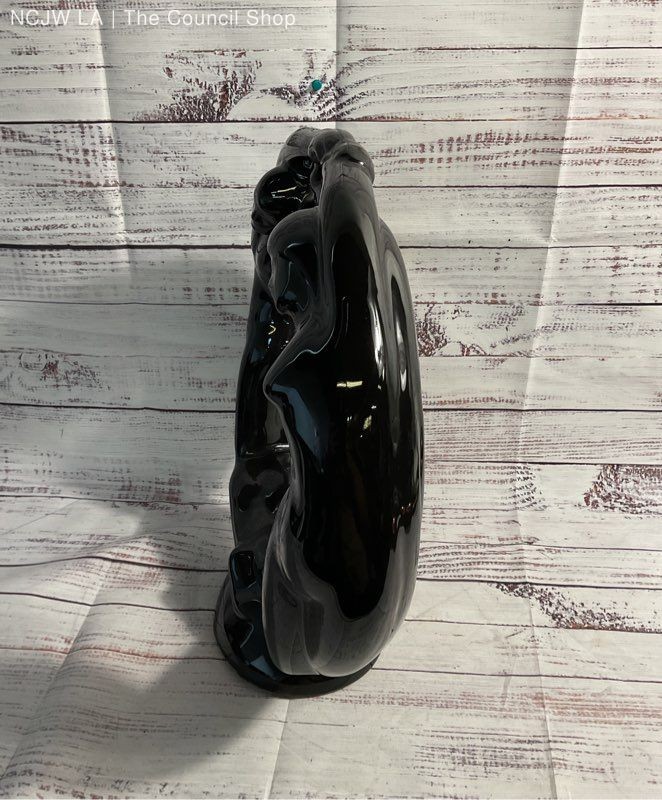 Mcm Vtg Ceramic Haeger Eternity Circle Of Love Sculpture Art Deco Original Tag