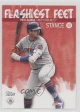 2020 Topps Stickers Flashiest Feet Pete Alonso Kenley Jansen #8/190 05ds