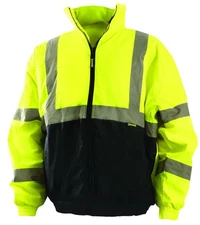 Mens Standard Protective Work Jackets Yellow Medium US, Safety Wear Coat Gear