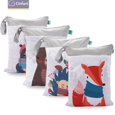 Wet Bag for Reusable Nappies, Wipes, Sanitary Pads, Breast Pads 30*40cm