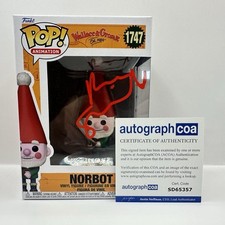 Reece Shearsmith SIGNED Wallace & Gromit - Norbot Signed Funko Pop ACOA