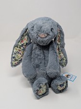 Jellycat Blossom Dusky Blue Bunny Medium 12" BL3DUS Retired Rare AUTHENTIC NWT