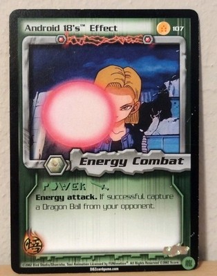 DBZ CCG SCORE Android 18's Effect LIMITED Rare #107